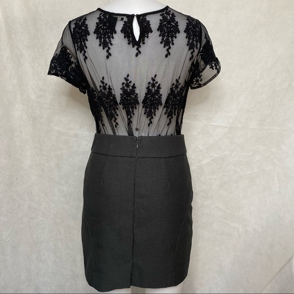 Banana Republic Grey Pencil Mini Business Skirt - Picture 5 of 8